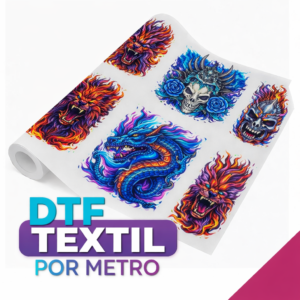 SERVICIO DE IMPRESIÓN DTF TEXTIL POR METRO