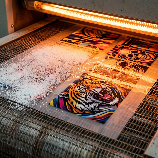 Horno de curado DTF y poliamida